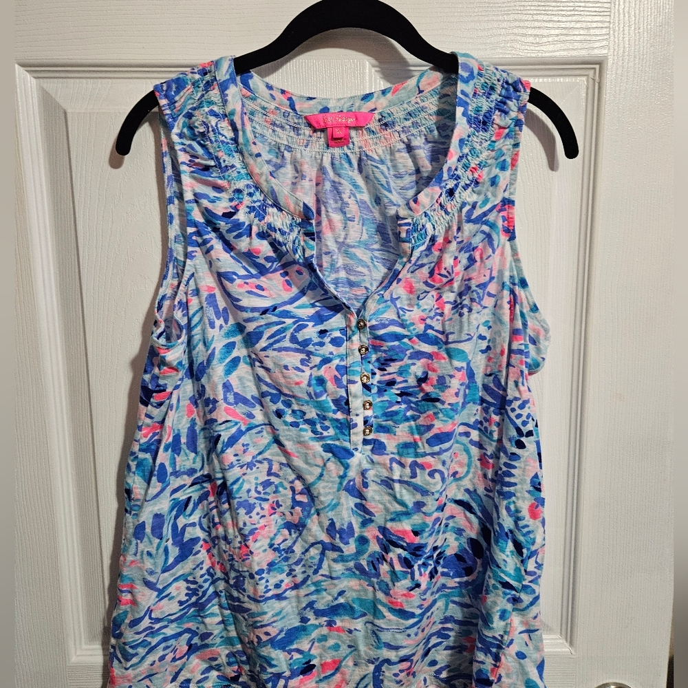 Sleeveless Lilly Pulitzer top